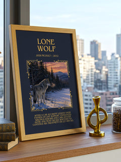 Lone Wolf Minimalist Book Poster by Jodi Picoult – image 3