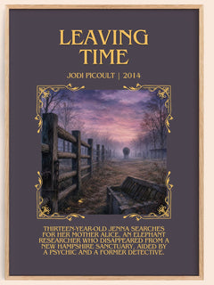 Leaving Time Minimalist Book Poster by Jodi Picoult – image 1