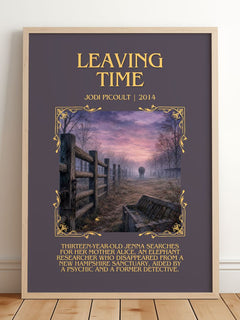 Leaving Time Minimalist Book Poster by Jodi Picoult – image 2