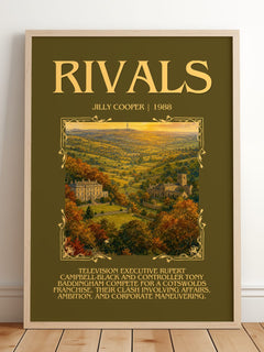 Rivals Minimalist Book Poster by Jilly Cooper – image 2