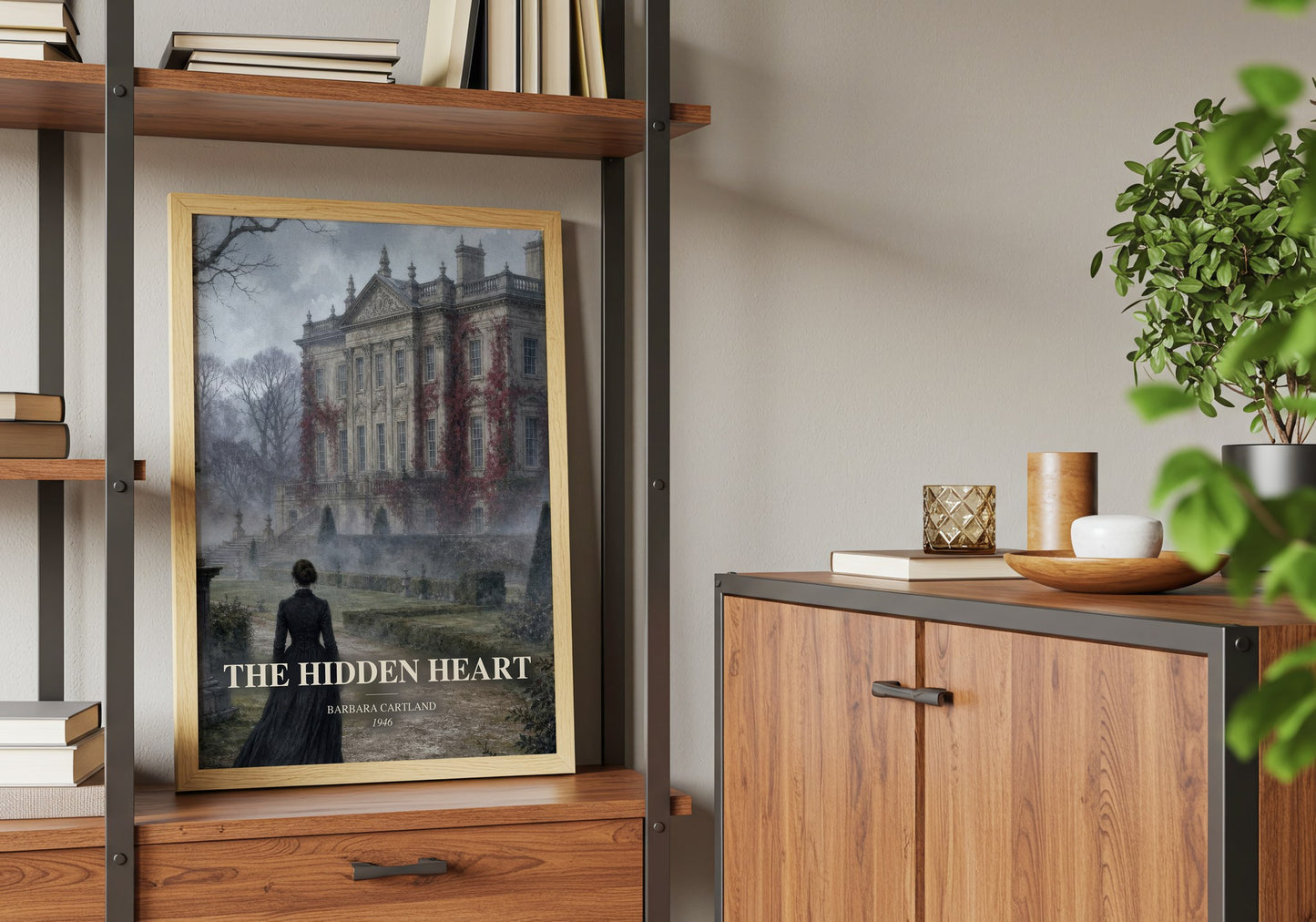 The Hidden Heart book watercolour illustration paper finish options – matte satin gloss