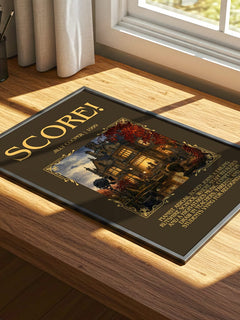 Score! Minimalist Book Poster by Jilly Cooper – image 4