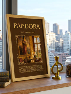 Pandora Minimalist Book Poster by Jilly Cooper – image 3