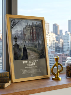 The Hidden Heart Bookish Wall Art by Barbara Cartland – image 3