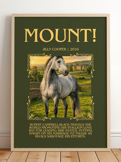 Mount! Minimalist Book Poster by Jilly Cooper – image 2