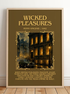 Wicked Pleasures Minimalist Book Poster by Penny Vincenzi – image 2