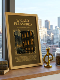Wicked Pleasures Minimalist Book Poster by Penny Vincenzi – image 3