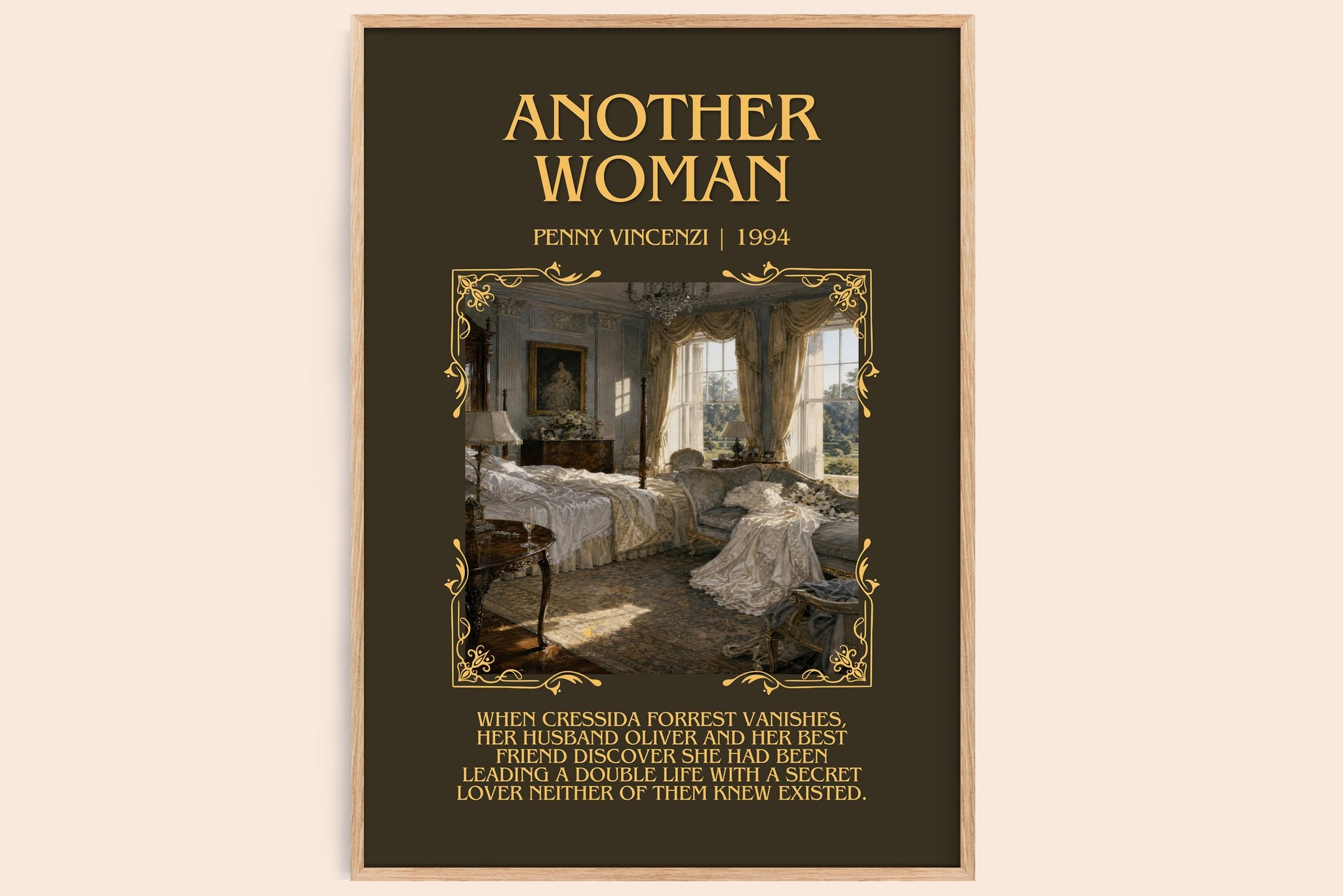 Another Woman Minimalist Book Poster by Penny Vincenzi