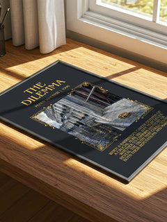 The Dilemma Minimalist Book Poster by Penny Vincenzi – image 4