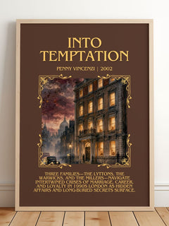 Into Temptation Minimalist Book Poster by Penny Vincenzi – image 2