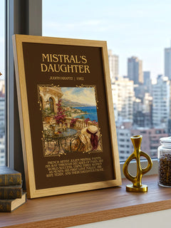Mistral's Daughter Minimalist Book Poster by Judith Krantz – image 3
