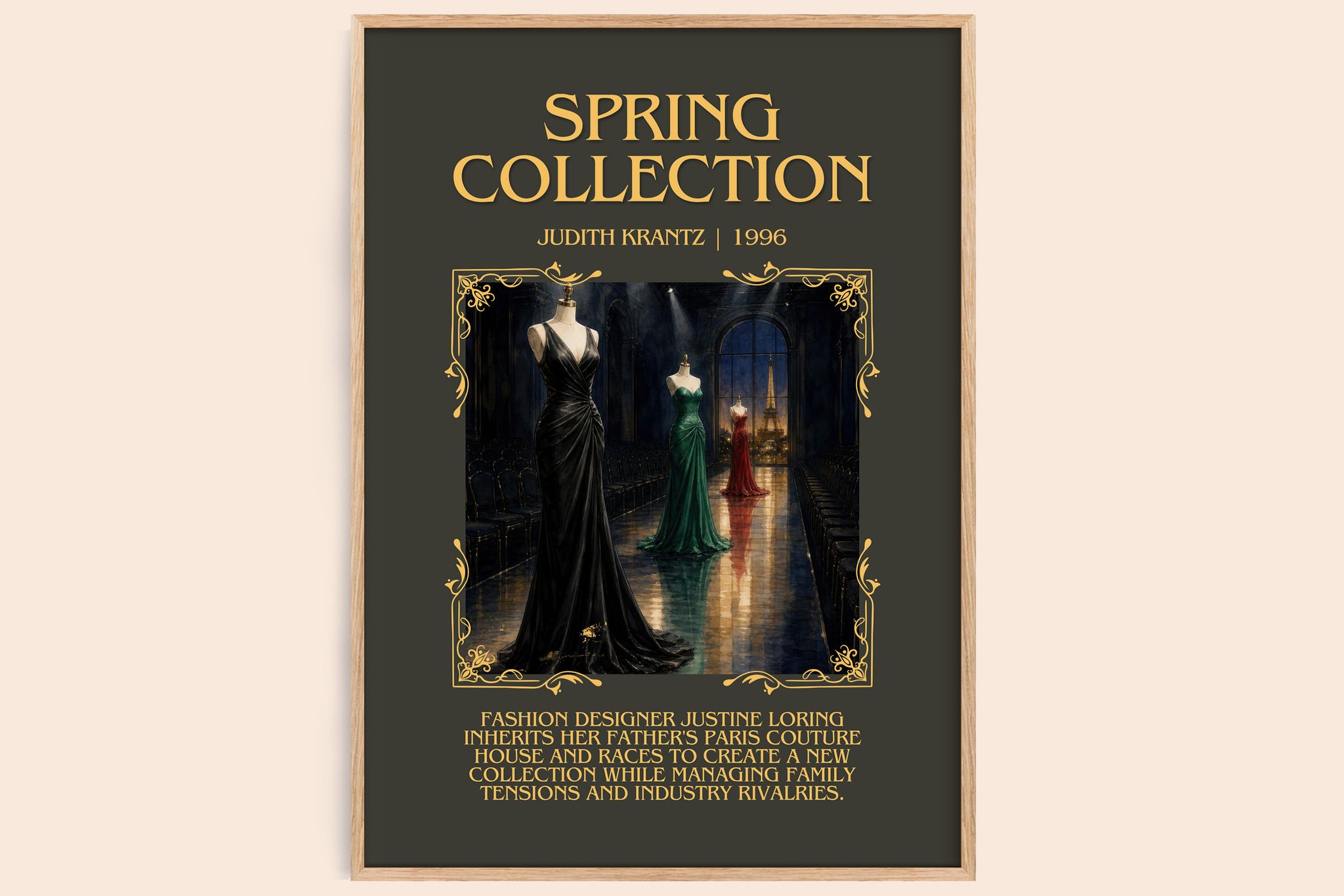 Spring Collection Minimalist Book Poster by Judith Krantz