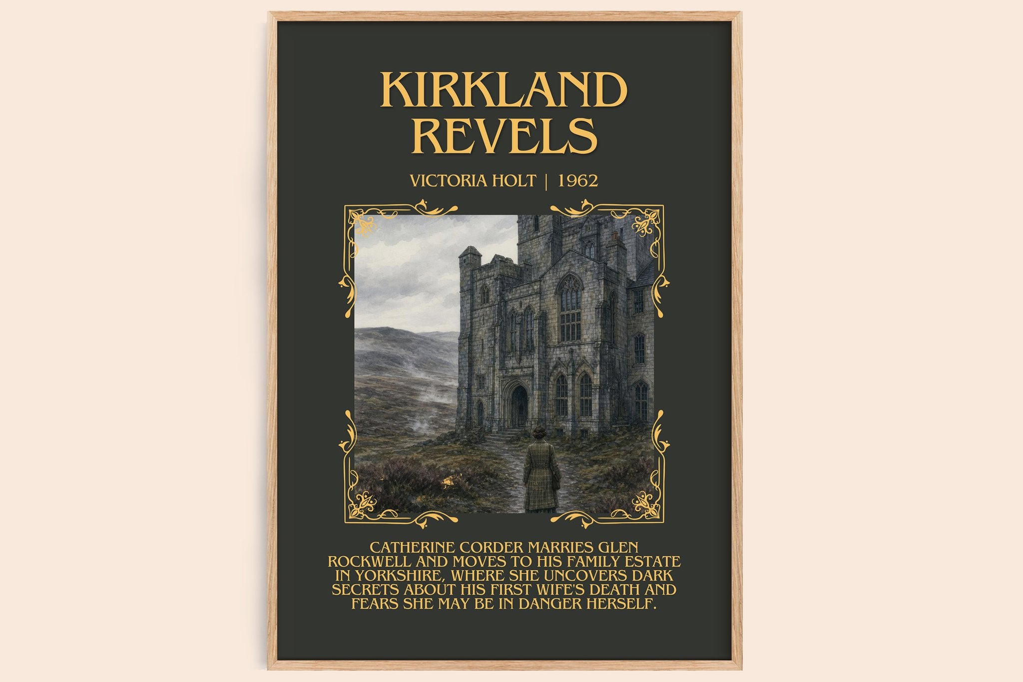 Kirkland Revels Minimalist Book Poster by Victoria Holt