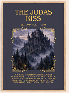 The Judas Kiss Minimalist Book Poster by Victoria Holt – image 1