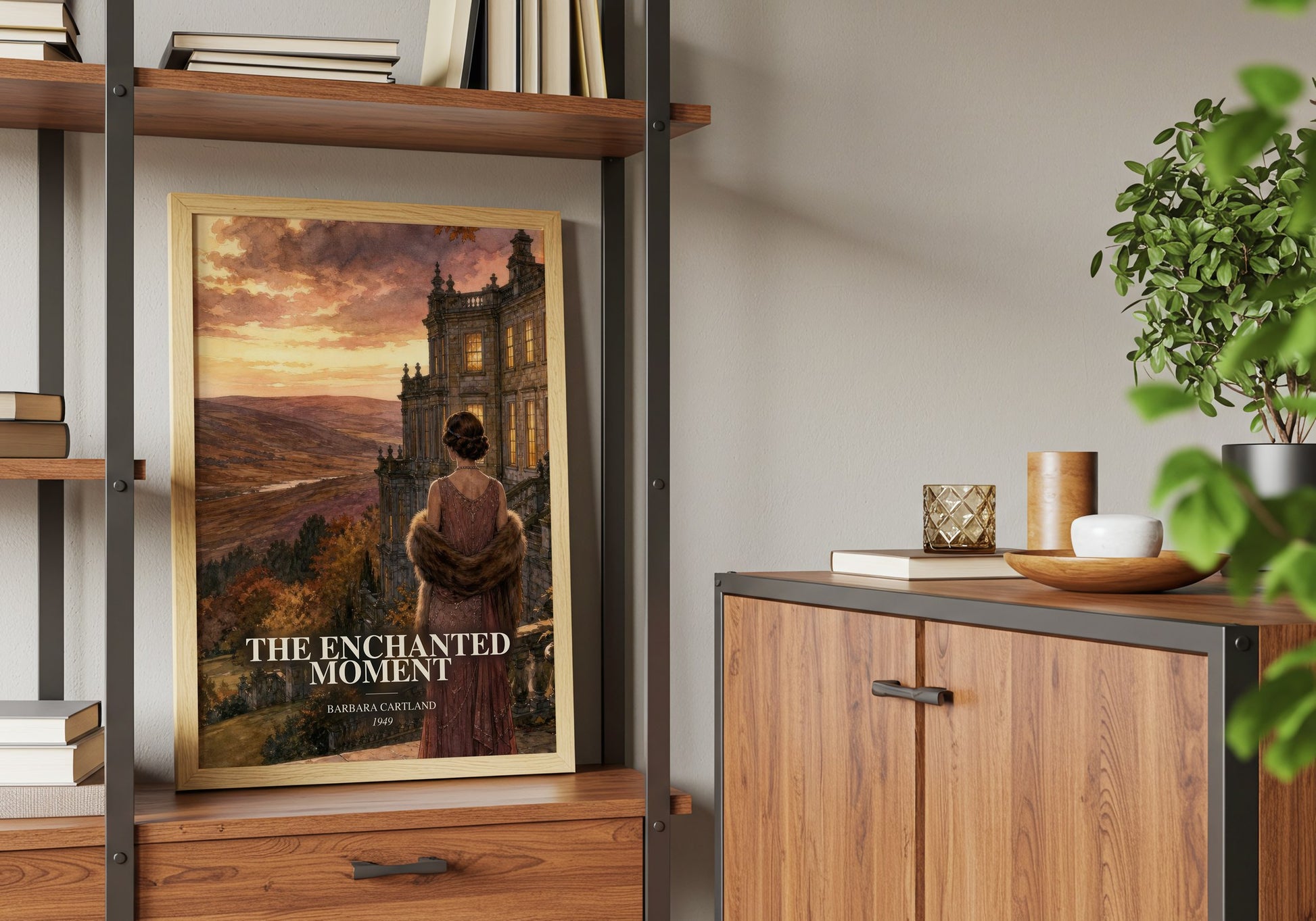 The Enchanted Moment book watercolour illustration paper finish options – matte satin gloss