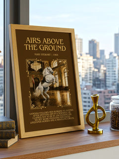 Airs Above the Ground Minimalist Book Poster by Mary Stewart – image 3