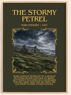 The Stormy Petrel Minimalist Book Poster by Mary Stewart – image 1