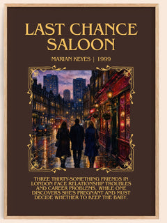 Last Chance Saloon Minimalist Book Poster by Marian Keyes – image 1