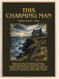 This Charming Man Minimalist Book Poster by Marian Keyes – image 1