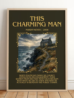 This Charming Man Minimalist Book Poster by Marian Keyes – image 2
