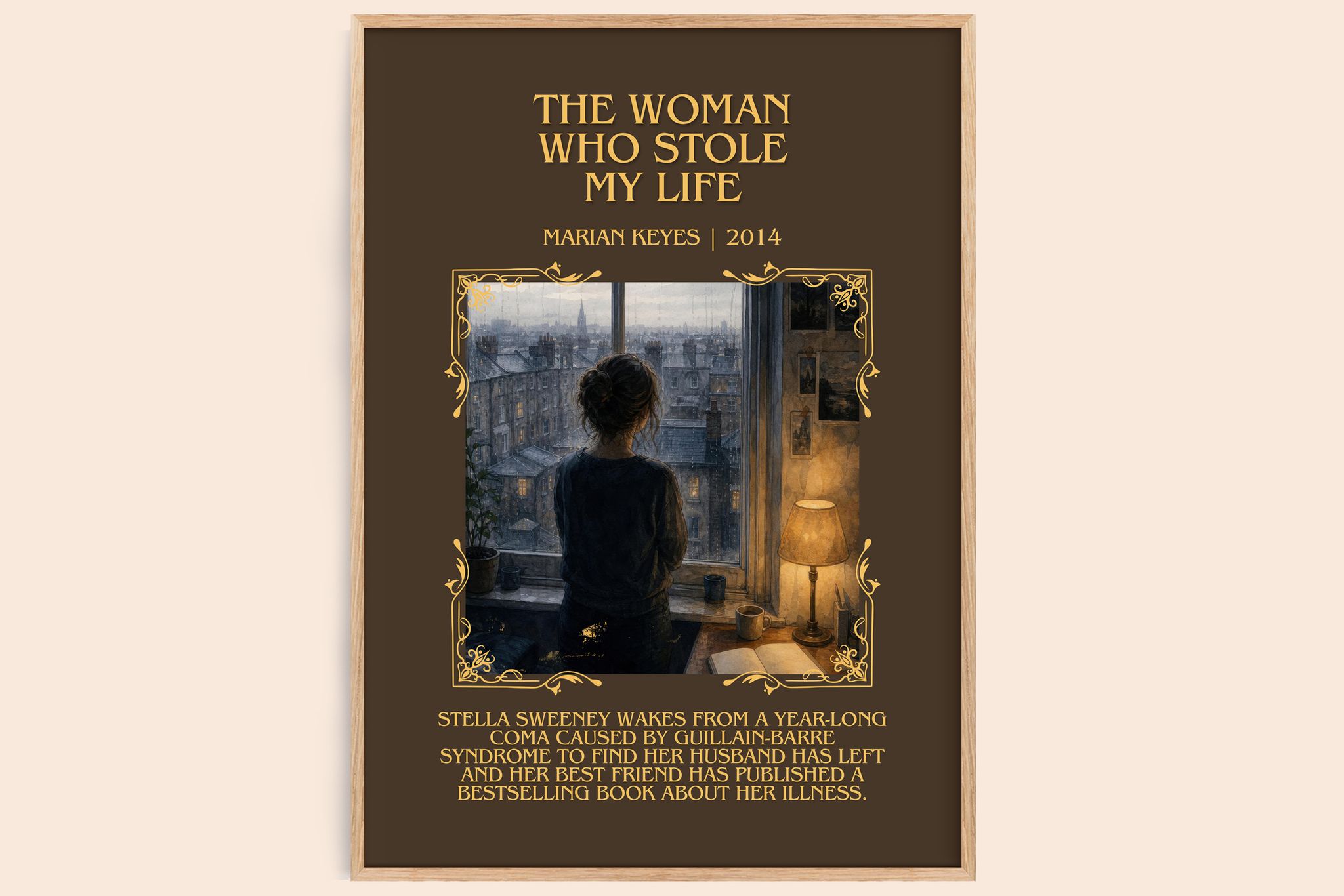 The Woman Who Stole My Life Minimalist Book Poster by Marian Keyes