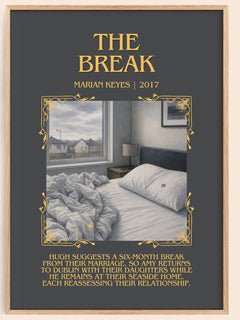 The Break Minimalist Book Poster by Marian Keyes – image 1