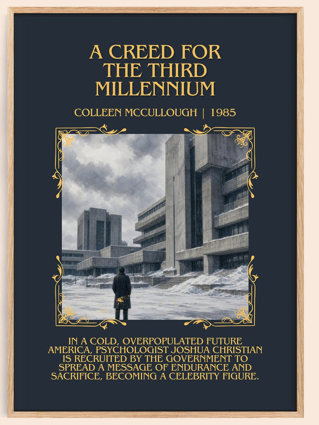 Creed for the Third Millennium Minimalist Book Poster by C. McCullough
