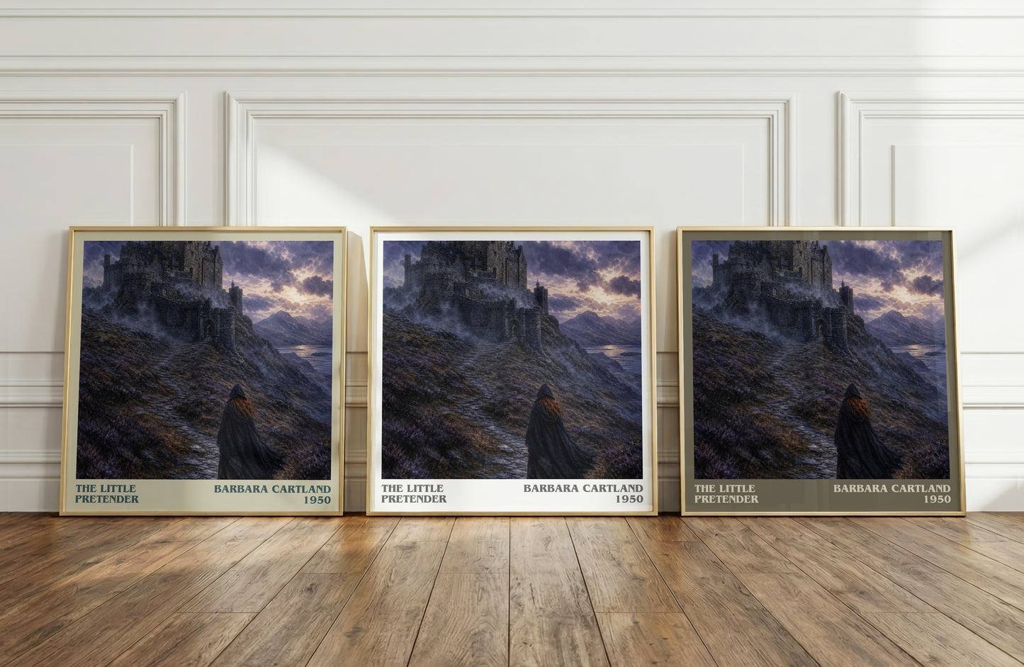 The Little Pretender literary art print colour and style options – Barbara Cartland book art