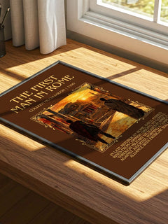 The First Man in Rome Minimalist Book Poster by Colleen McCullough – image 4