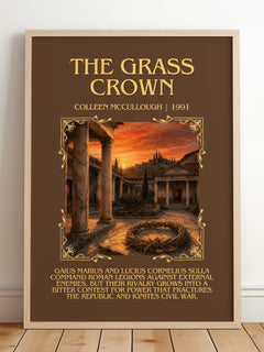 The Grass Crown Minimalist Book Poster by Colleen McCullough – image 2