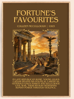 Fortune's Favourites Minimalist Book Poster by Colleen McCullough – image 1
