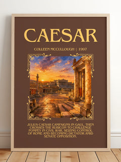 Caesar Minimalist Book Poster by Colleen McCullough – image 2