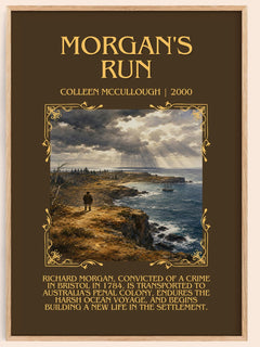 Morgan's Run Minimalist Book Poster by Colleen McCullough – image 1