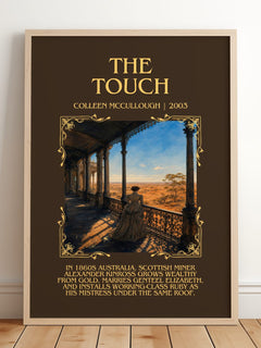 The Touch Minimalist Book Poster by Colleen McCullough – image 2