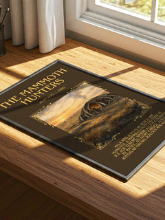 The Mammoth Hunters Minimalist Book Poster by Jean Auel – image 4
