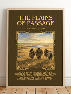 The Plains of Passage Minimalist Book Poster by Jean Auel – image 2