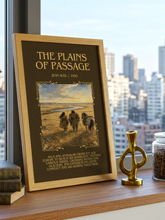 The Plains of Passage Minimalist Book Poster by Jean Auel – image 3