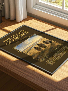 The Plains of Passage Minimalist Book Poster by Jean Auel – image 4