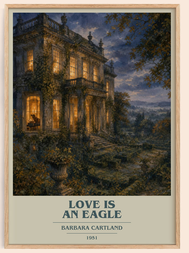 Love Is An Eagle Book Cover Poster by Barbara Cartland