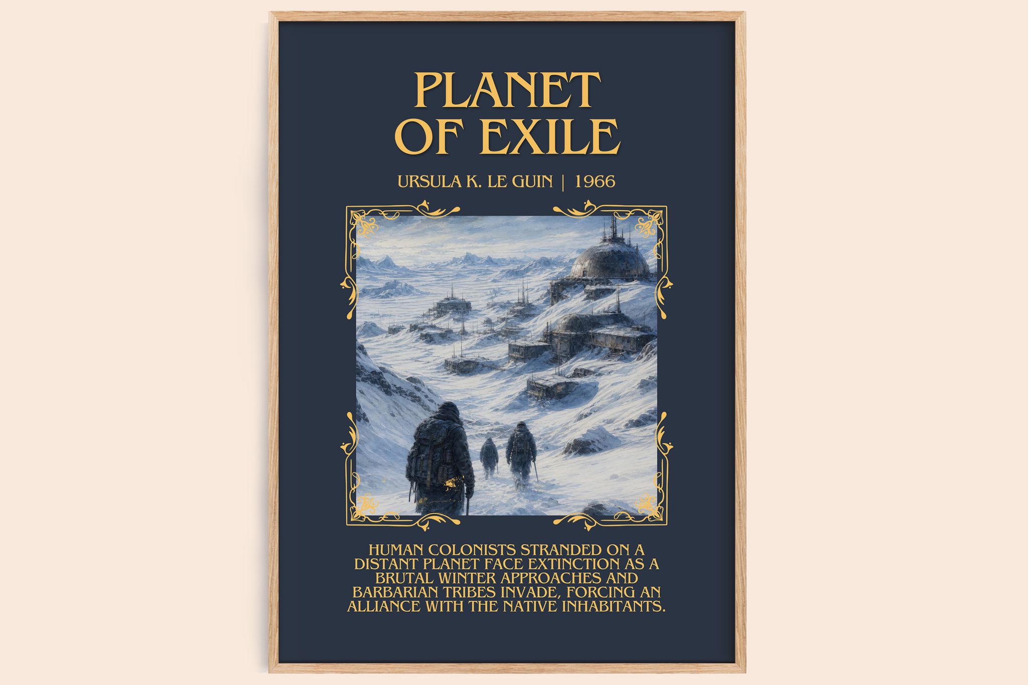 Planet of Exile Minimalist Book Poster by Ursula K. Le Guin
