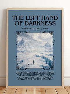 The Left Hand of Darkness Minimalist Book Poster by Ursula K. Le Guin – image 2
