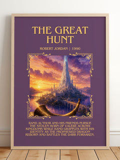 The Great Hunt Minimalist Book Poster by Robert Jordan – image 2