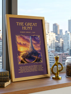 The Great Hunt Minimalist Book Poster by Robert Jordan – image 3