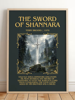 The Sword of Shannara Minimalist Book Poster by Terry Brooks – image 2