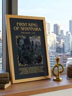 First King of Shannara Minimalist Book Poster by Terry Brooks – image 3