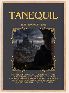 Tanequil Minimalist Book Poster by Terry Brooks – image 1