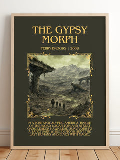 The Gypsy Morph Minimalist Book Poster by Terry Brooks – image 2