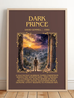 Dark Prince Minimalist Book Poster by David Gemmell – image 2