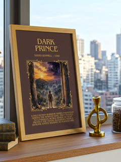 Dark Prince Minimalist Book Poster by David Gemmell – image 3