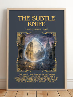 The Subtle Knife Minimalist Book Poster by Philip Pullman – image 2